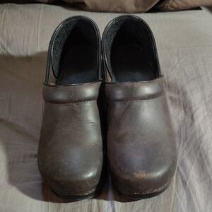 Dansko Clogs Deep Brown